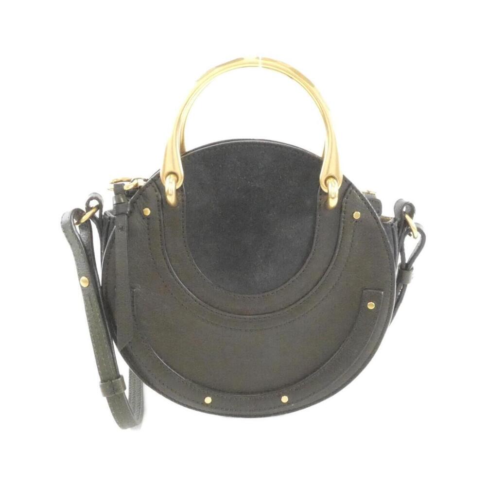 Chloe Pixie bag circular goldtone bracelet Black